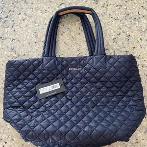 MZ Wallace Medium Metro Tote in Navy, like new with tag